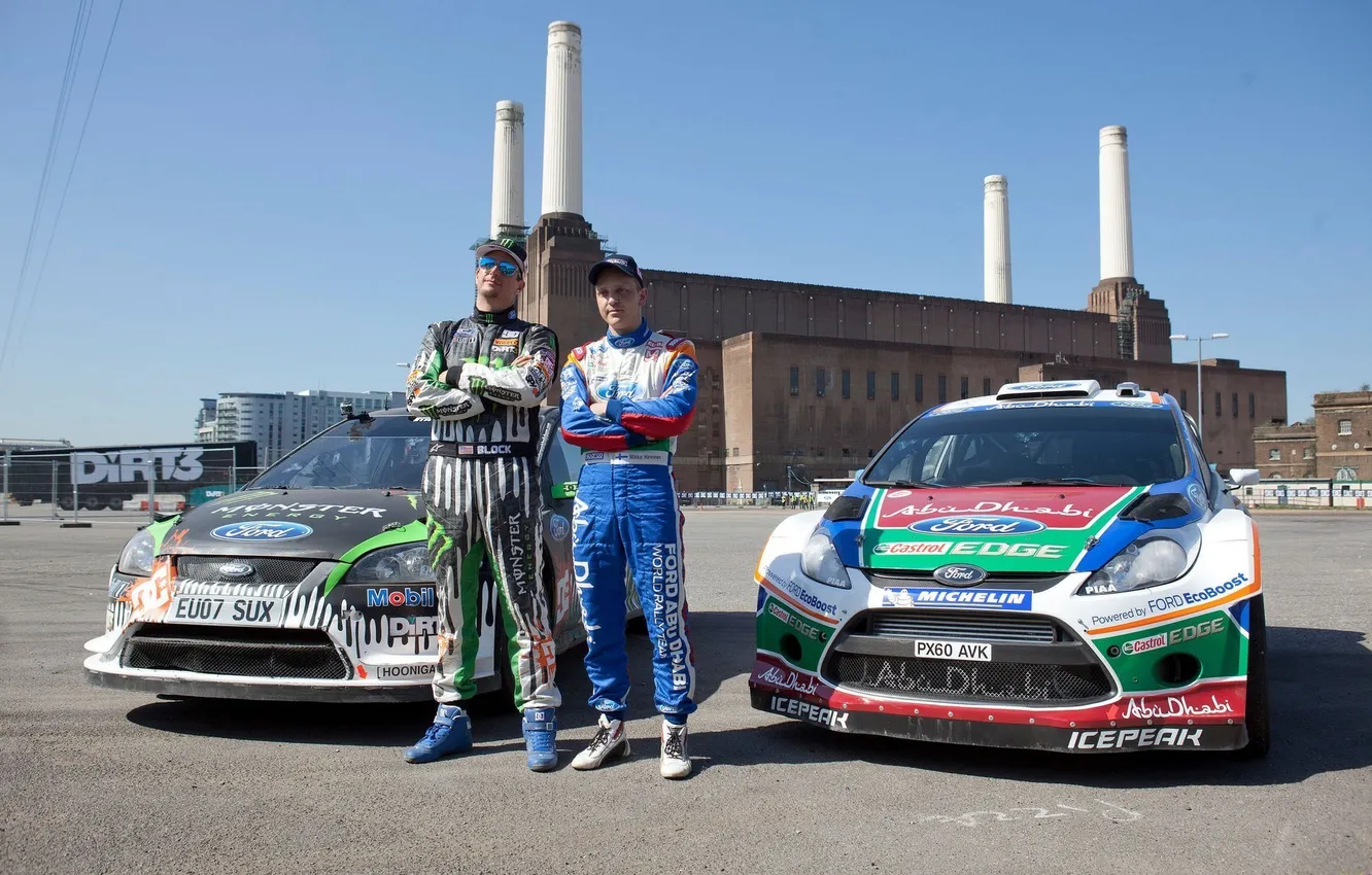 Photo wallpaper Ford, blocks, Focus, WRC, dirt 3, Ken Block, Rally, Rally