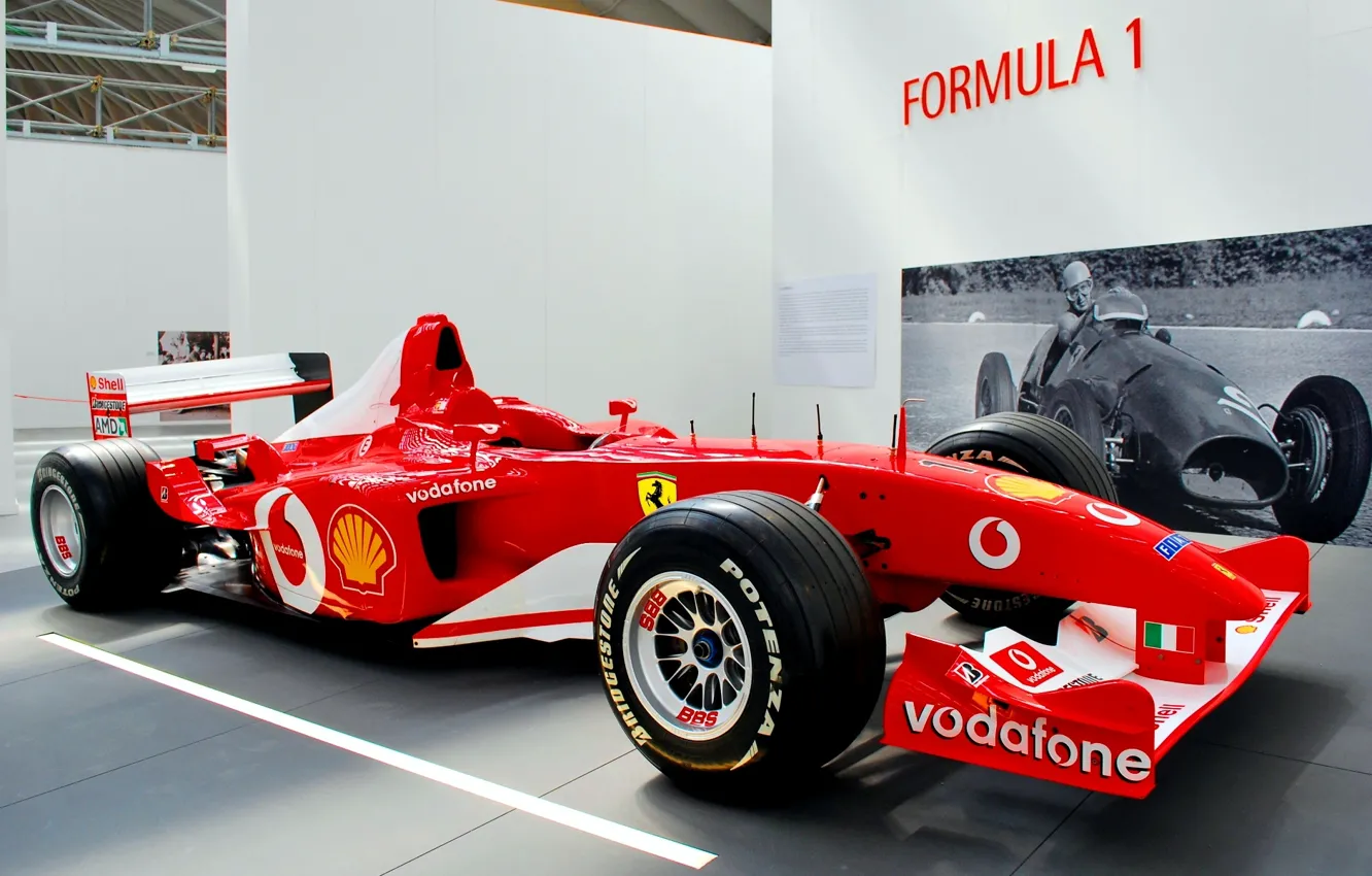Photo wallpaper Ferrari, V10, F2002