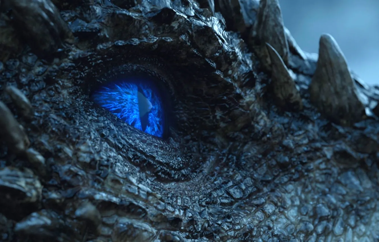 Photo wallpaper Dragon, Dragon, Game of Thrones, Game of thrones, Night King, King of the night