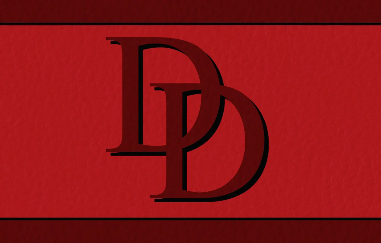 Photo wallpaper red, logo, symbol, Daredevil, Marvel Comics