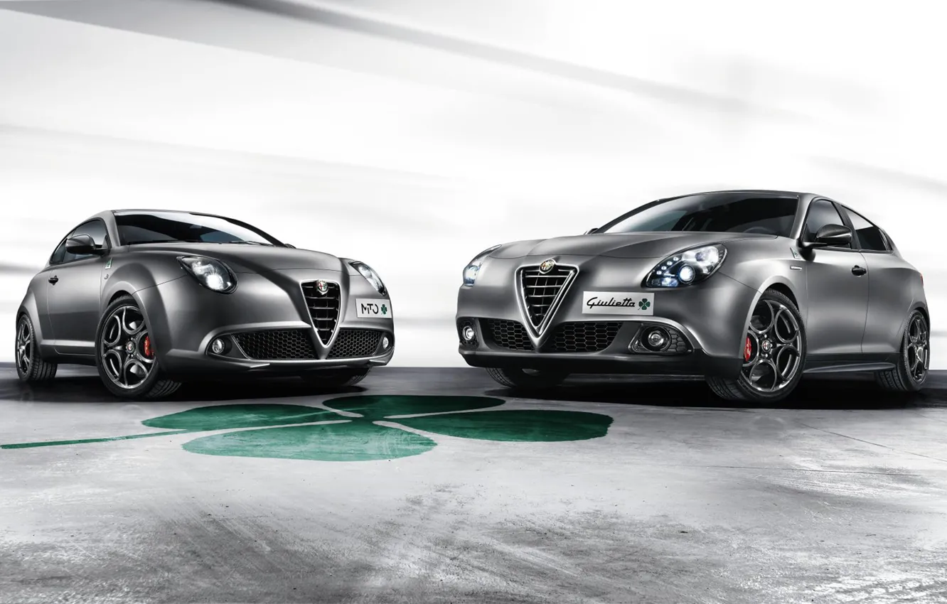 Photo wallpaper Alfa Romeo, Four-leaf clover, Alfa Romeo Giulietta, Alfa Romeo Mito, Alfa Mito, Alfa Giulietta, Alfa …