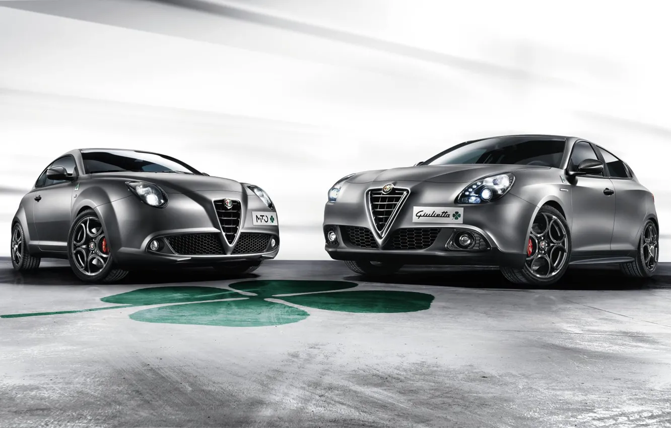 Photo wallpaper Alfa Romeo, Four-leaf clover, Alfa Romeo MiTo, Alfa Romeo Giulietta, Alfa Mito, Alfa Giulietta, Alfa …