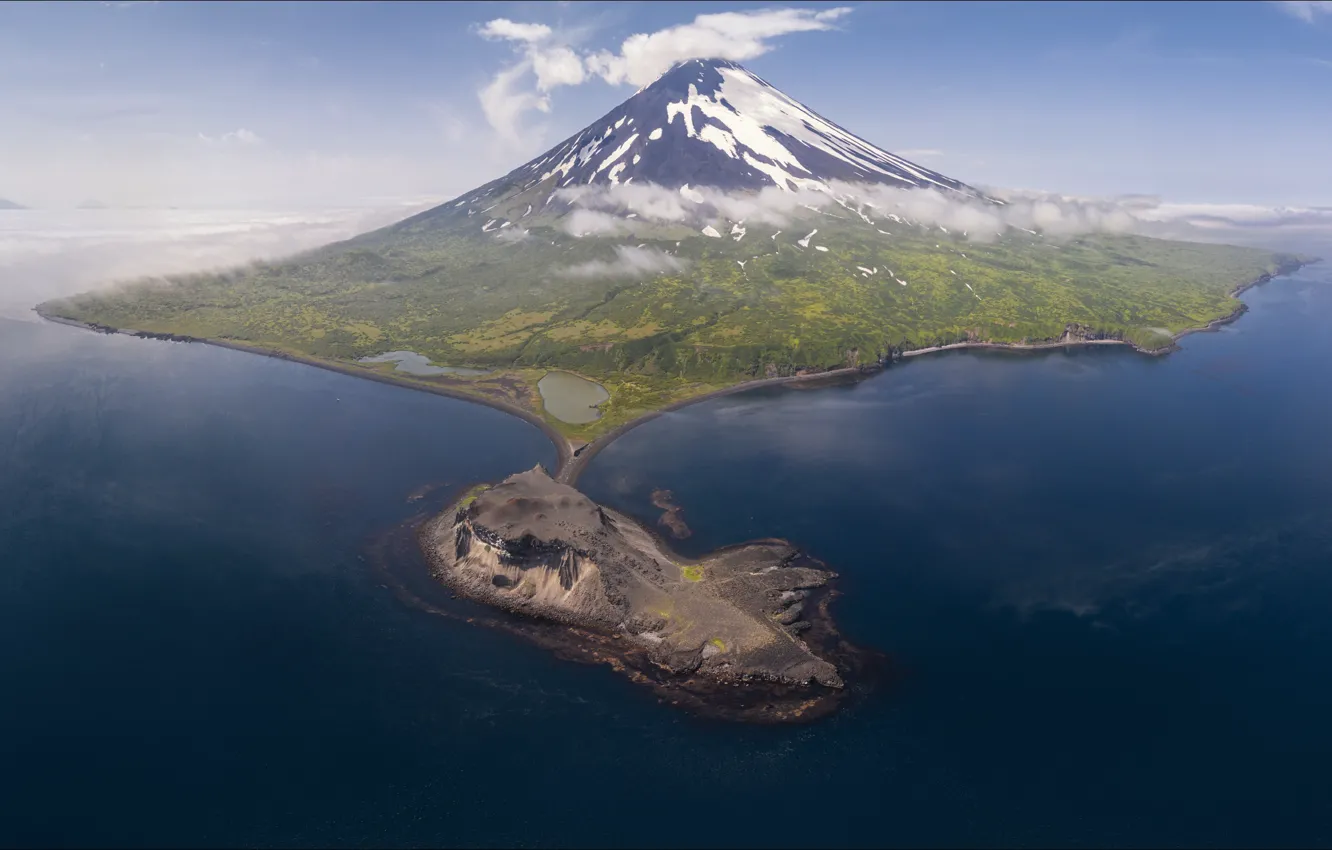 Photo wallpaper landscape, nature, island, beauty, Russia, landscape, nature, beautiful