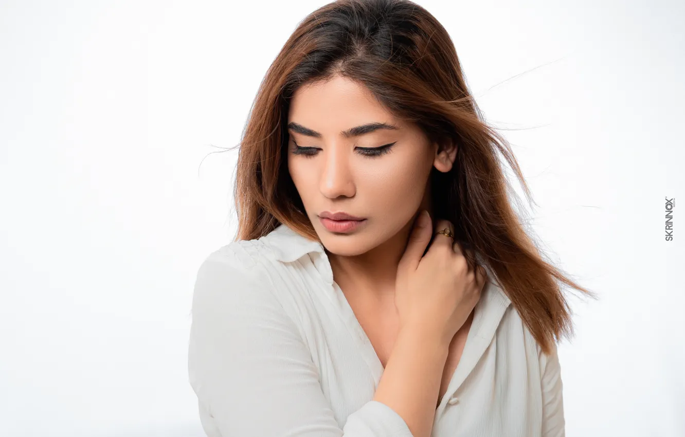 Photo wallpaper wallpaper, girl, white, sexy, girls, eyes, beautiful, pretty