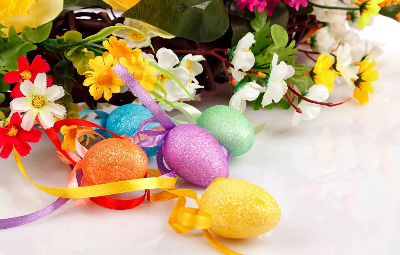 Photo wallpaper Easter, Eggs, Holiday, Easter
