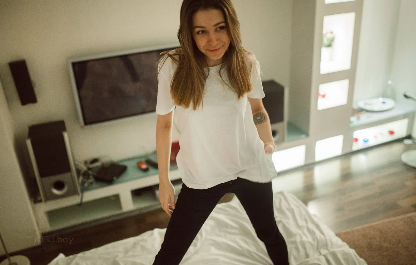 Photo wallpaper girl, TV, photographer, girl, photography, photographer, KikiBoy