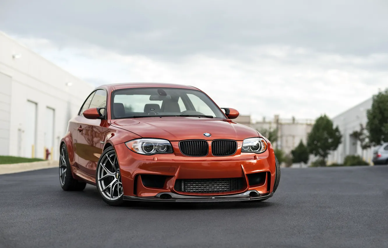 Photo wallpaper BMW, Front, 2011, E82, M Coupe, BMW 1 Series, Eisenmann