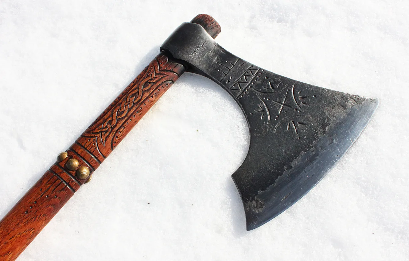 Photo wallpaper weapons, patterns, axe, combat