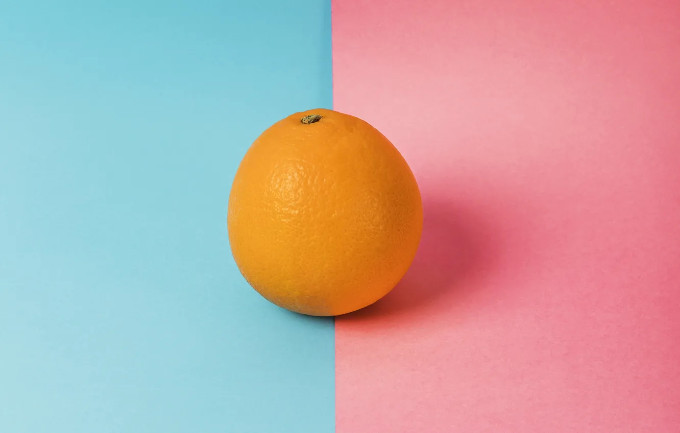 Photo wallpaper orange, orange, fruit, orange