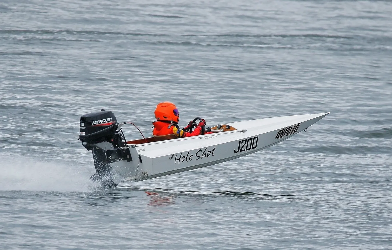 Photo wallpaper race, boat, speed