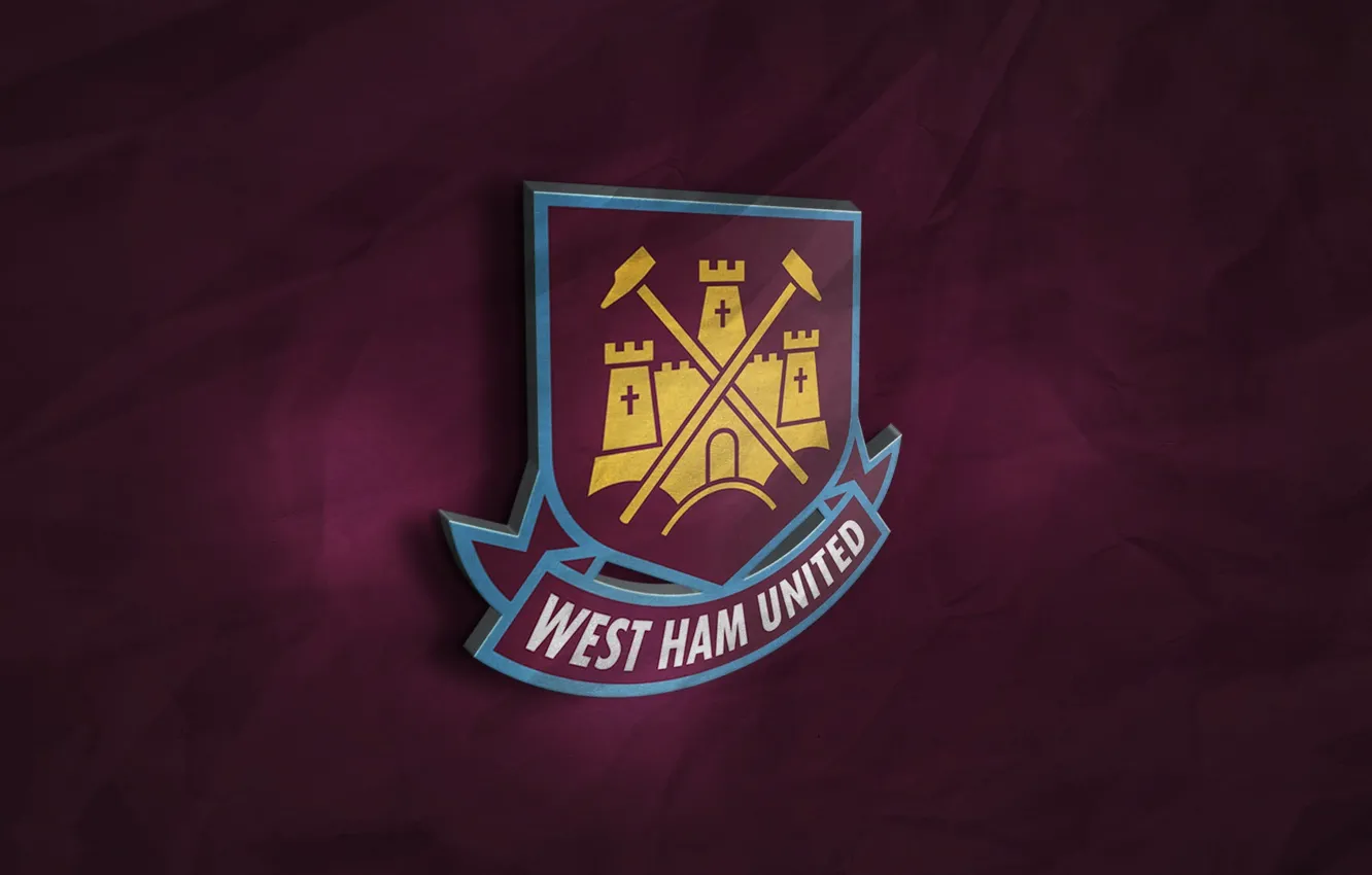 Photo wallpaper wallpaper, football, Premier League, England, Sport, West Ham United, 3D logo