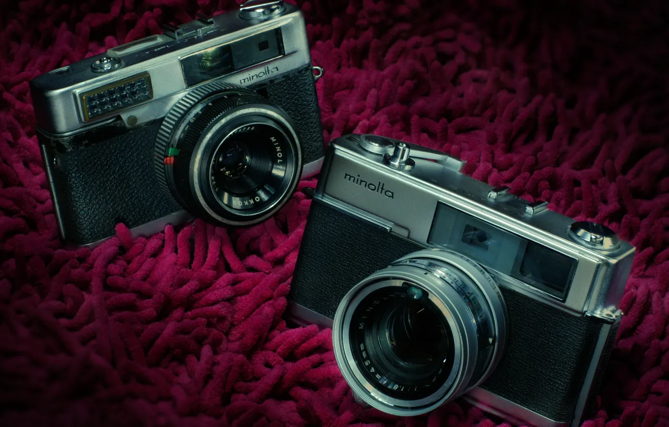 Photo wallpaper background, camera, Minolta