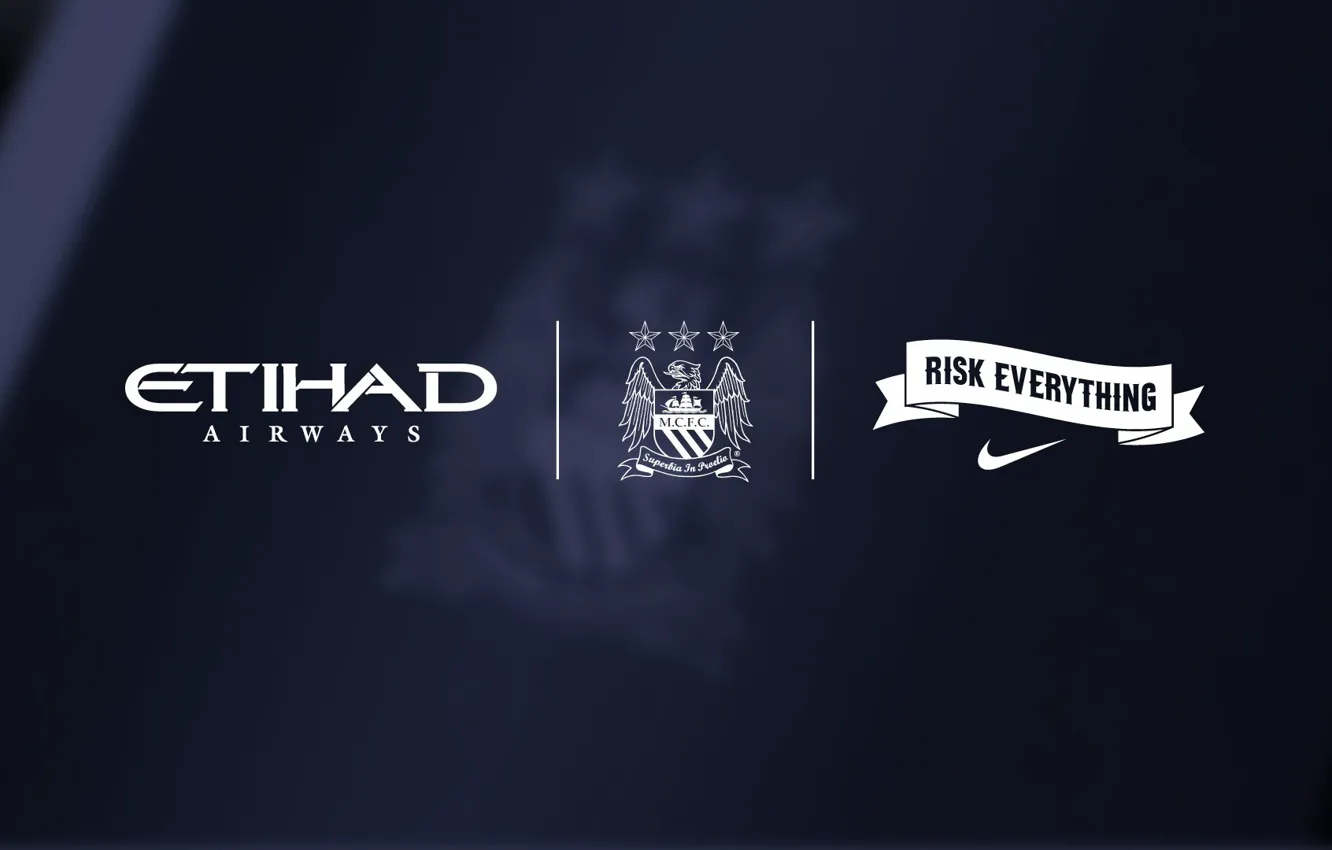 Photo wallpaper wallpaper, Nike, football, England, Manchester City FC, Etihad Airways