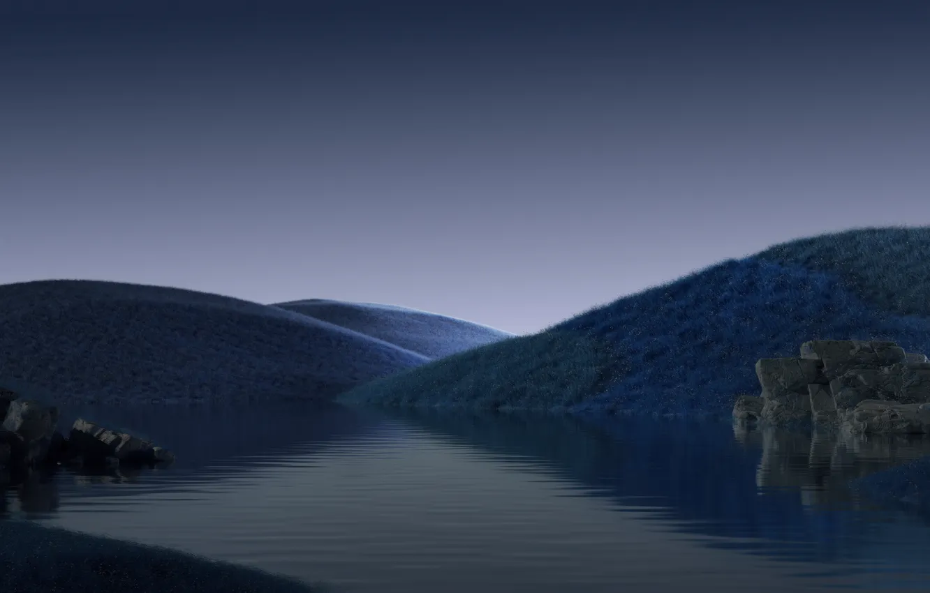 Photo wallpaper nature, beauty, landscape, nature, peaceful, Body Of Water, Dreamlike, Blue aesthetic