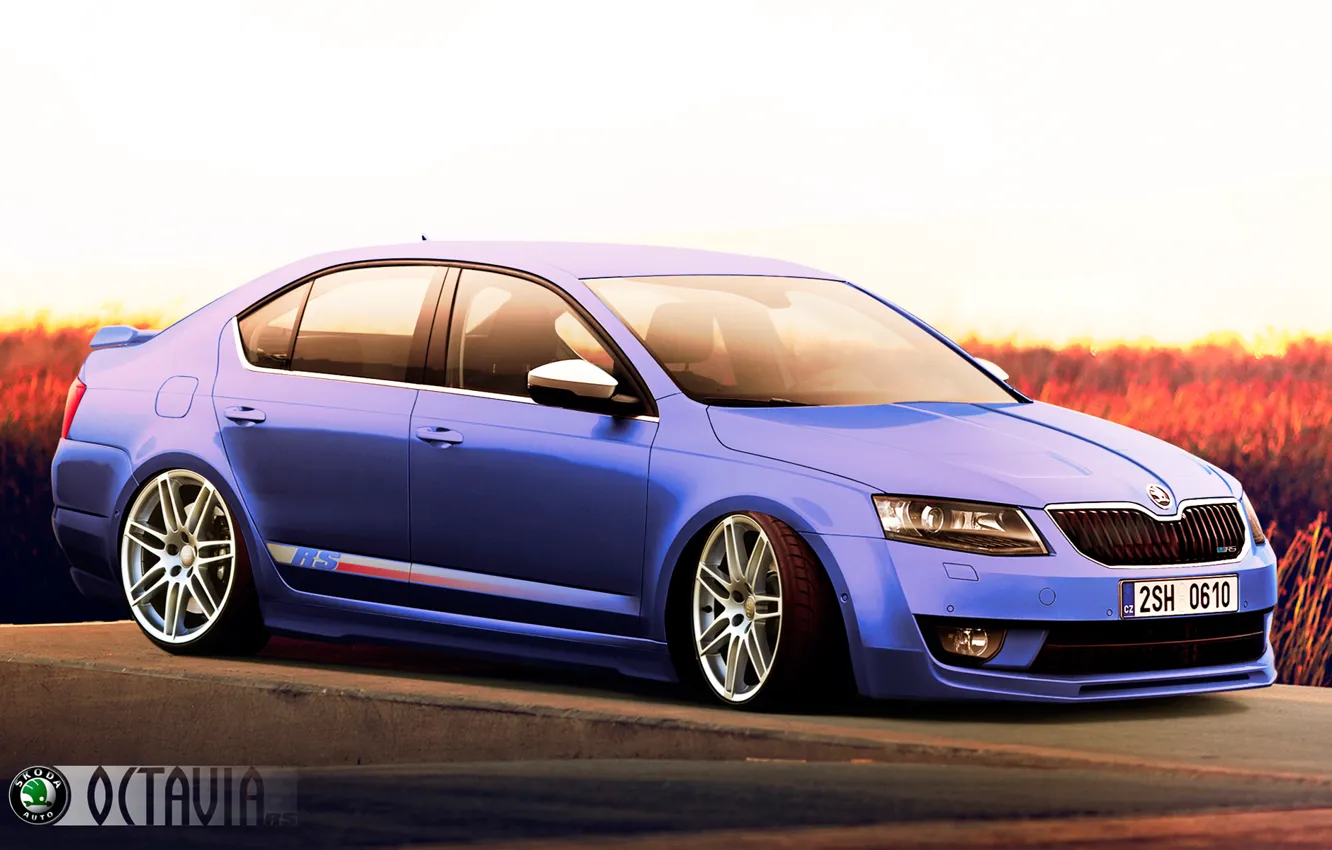 Photo wallpaper tuning, Skoda Octavia rs, Skoda Octavia