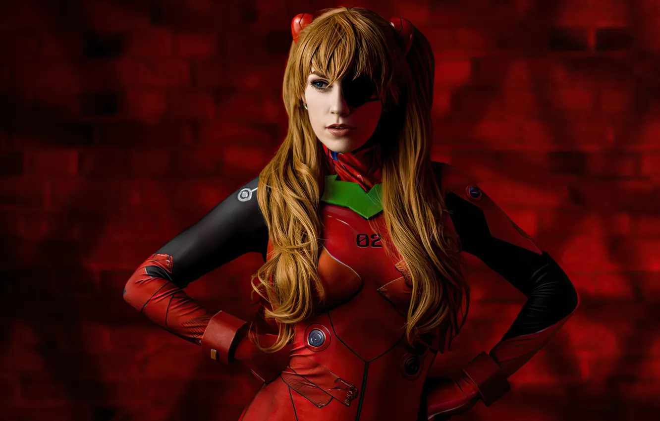 Photo wallpaper girl, asuka, cosplay