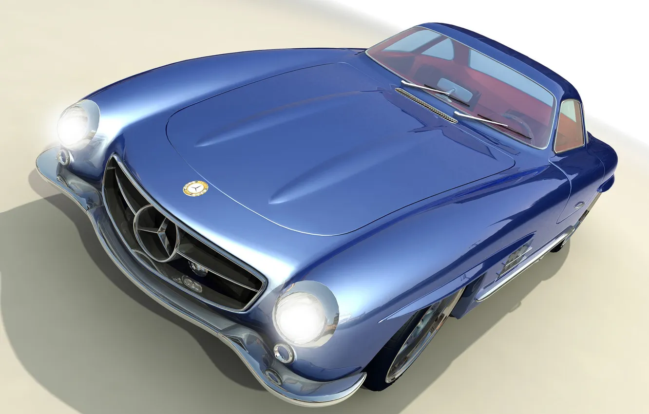 Photo wallpaper Concept, coupe, vector, Mercedes-Benz