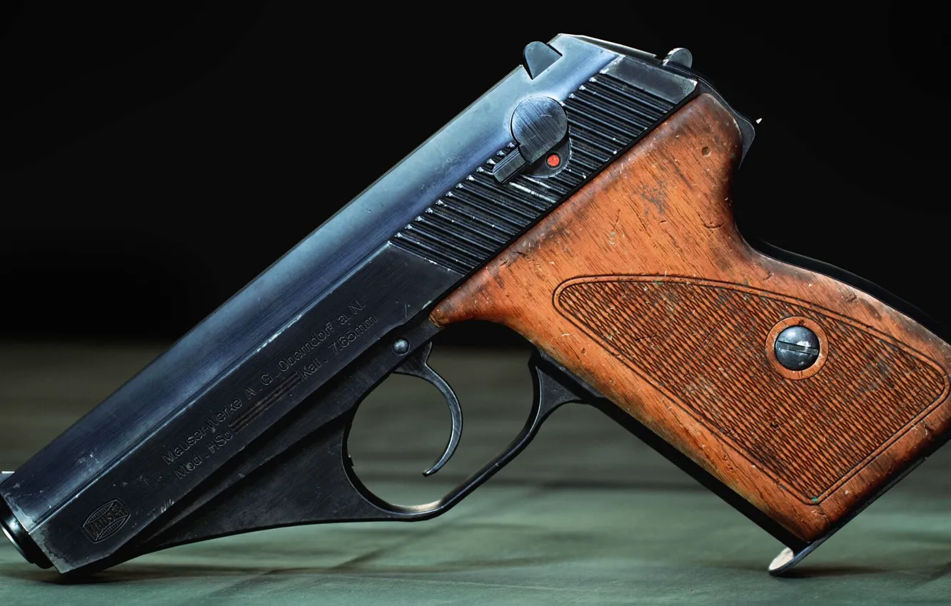 Photo wallpaper Germany, self-loading pistol, Mauser HSc
