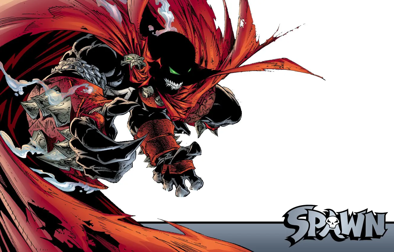 Photo wallpaper the demon, spawn, cloak, spawn