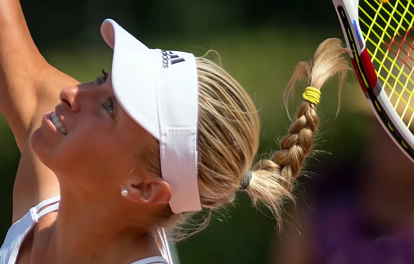 Photo wallpaper Andrea Hlavackova, Czech professional tennis player, Hlavackova Andrea