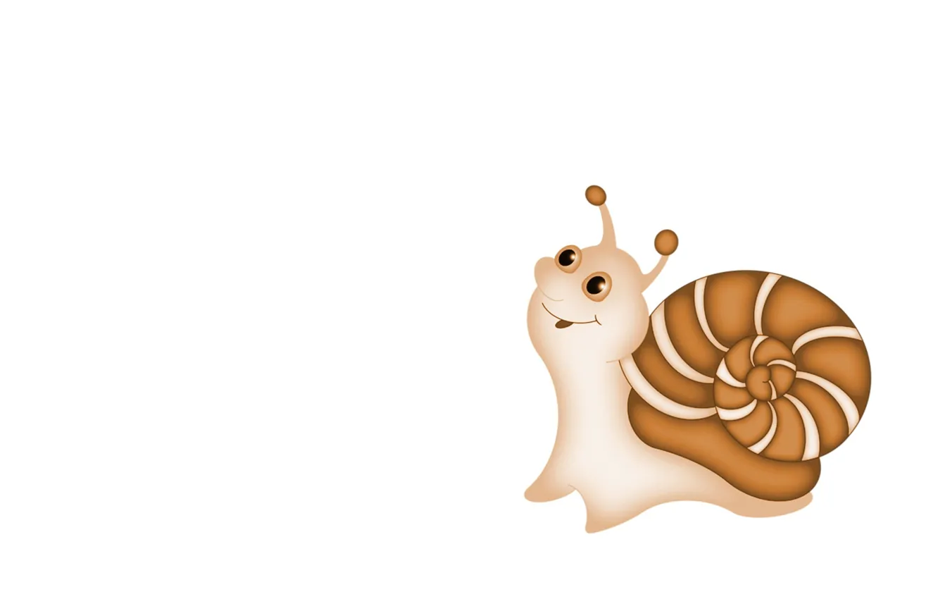 Photo wallpaper snail, art, children's