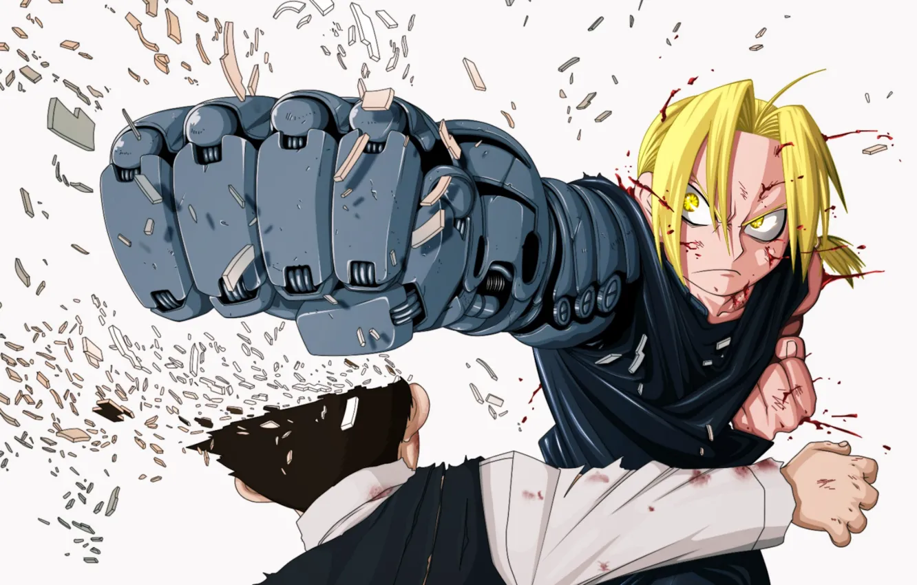 Photo wallpaper fragments, hand, guy, Fullmetal alchemist, Edward, Fullmetal Alchemist