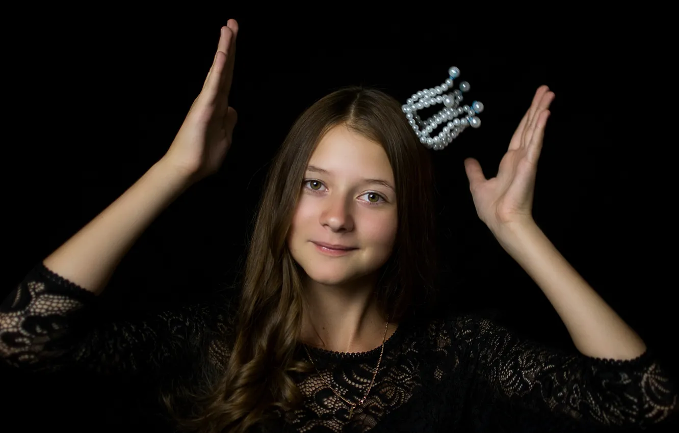 Photo wallpaper crown, beauty, AMOLED