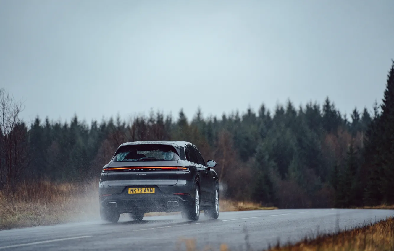 Photo wallpaper Porsche, Cayenne, Porsche Cayenne E-Hybrid