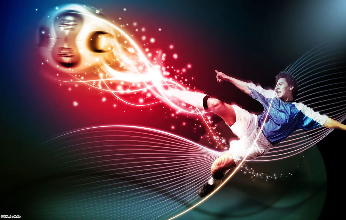 Photo wallpaper football, sport, player