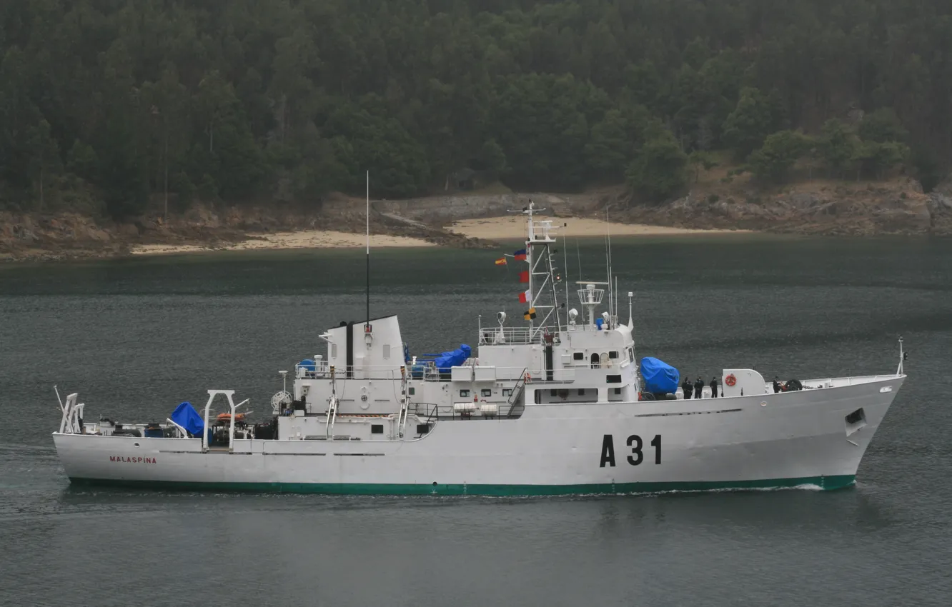 Photo wallpaper The ship, Spain, Hydrographic