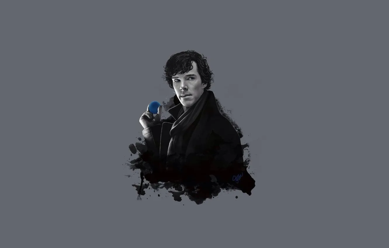 Photo wallpaper Sherlock Holmes, Benedict Cumberbatch, Sherlock, Sherlock BBC, Sherlock Holmes, Sherlock (TV series)