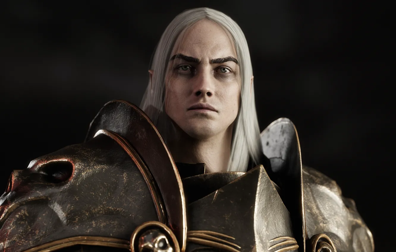 Photo wallpaper wow, Arthas Menethil, frozen throne, Andrea Gazulli