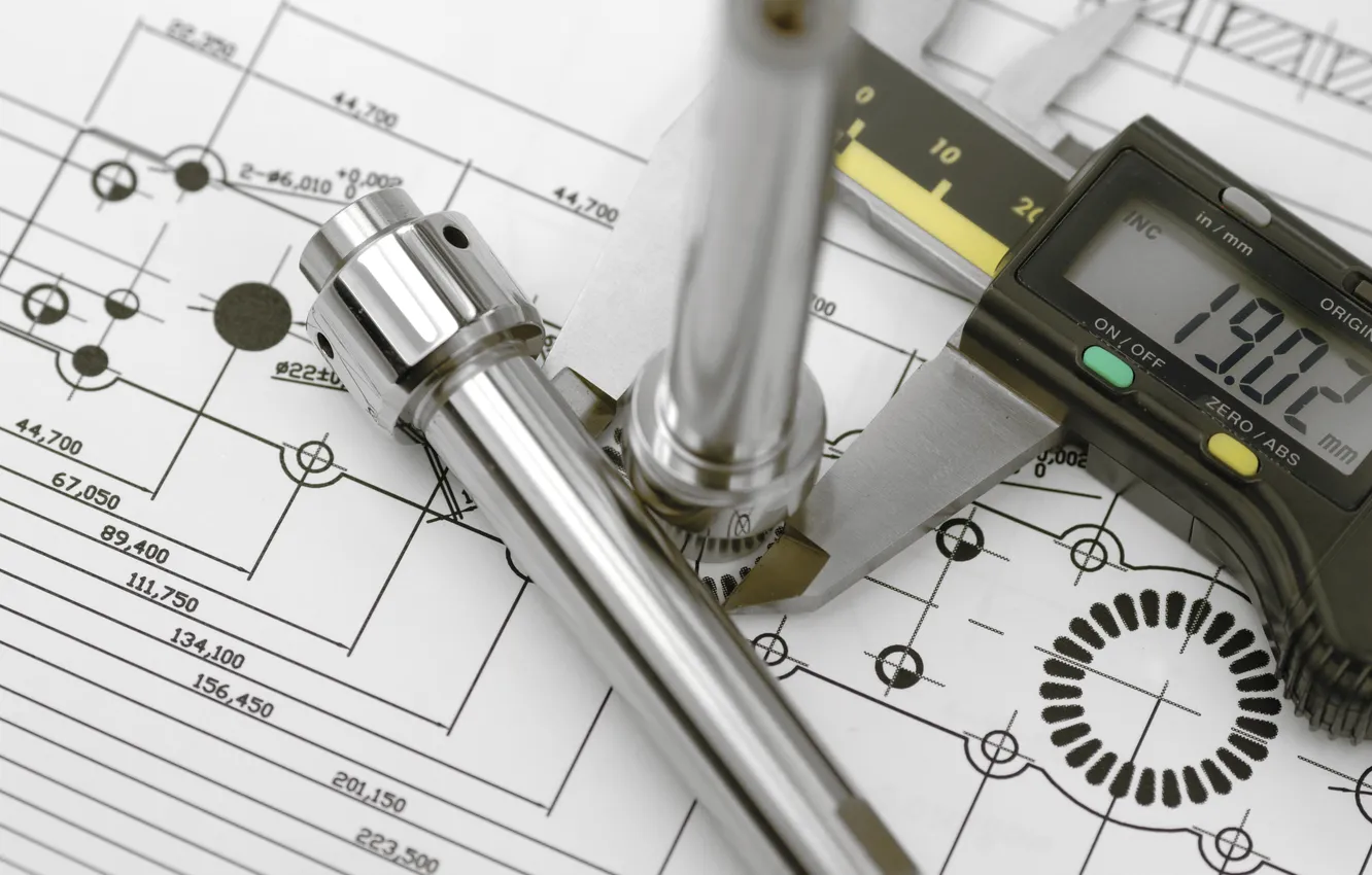 Photo wallpaper metal, pipe, plans, accurate measurements