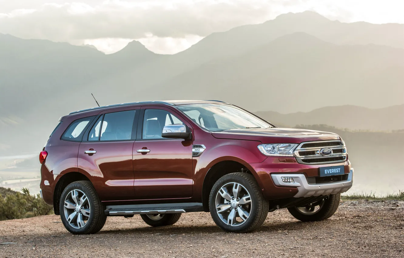 Photo wallpaper Ford, SUV, Everest, Limited, 4WD, 2015, frame