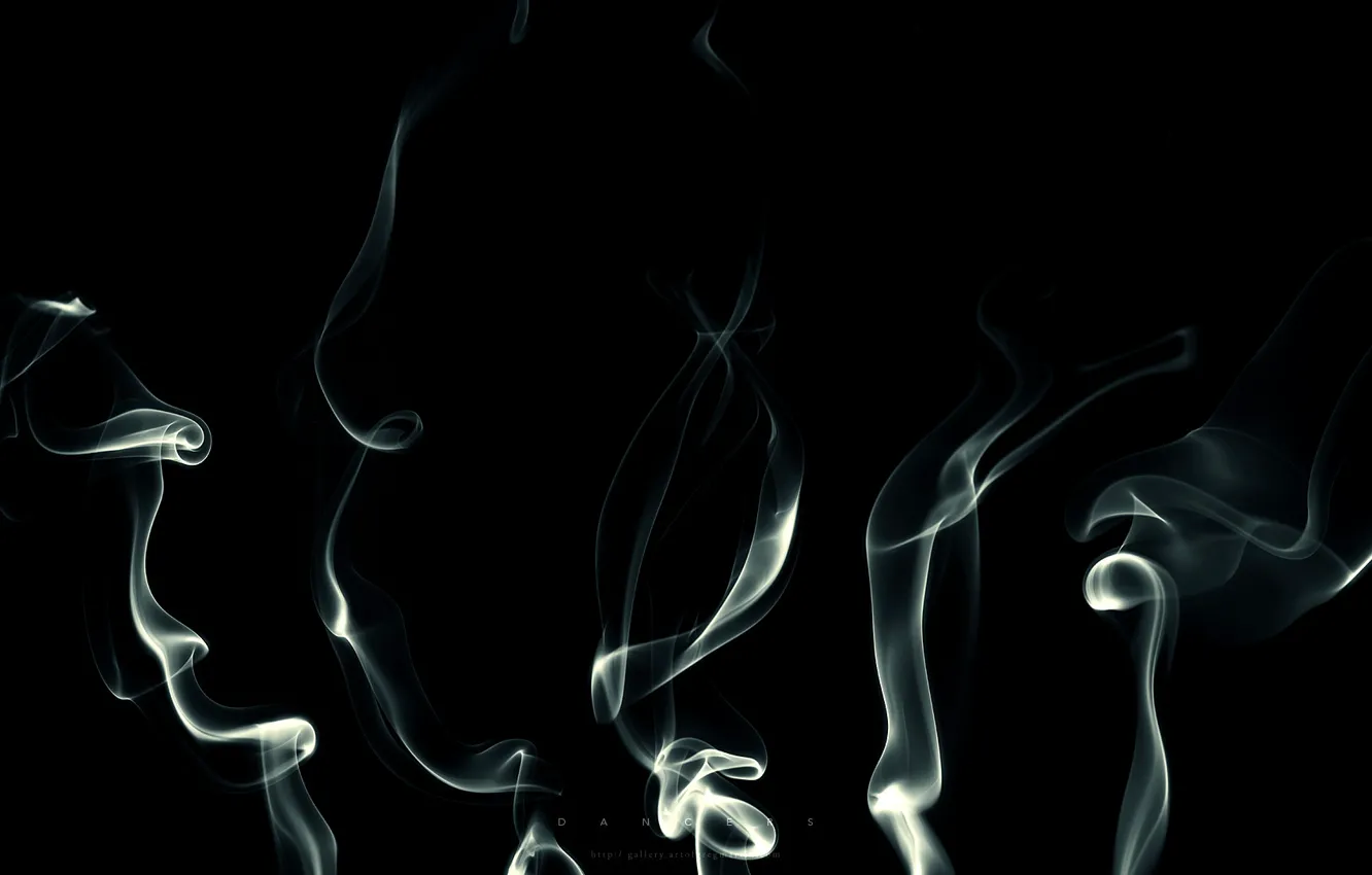 Photo wallpaper darkness, smoke, Greg Martin