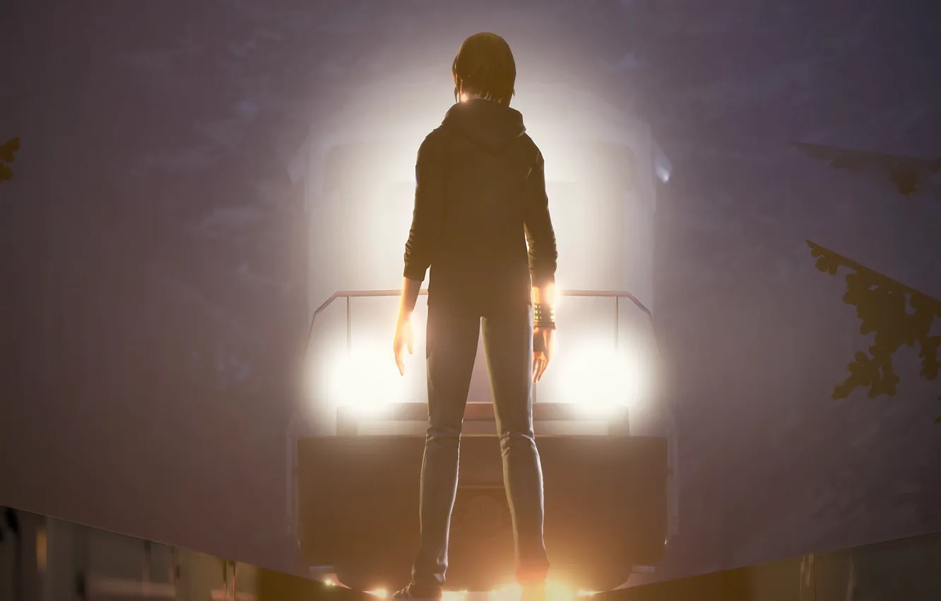 Photo wallpaper lights, lights, train, train, Life Is Strange, Chloe Price, Chloe Price, Life Is Strange: Before …