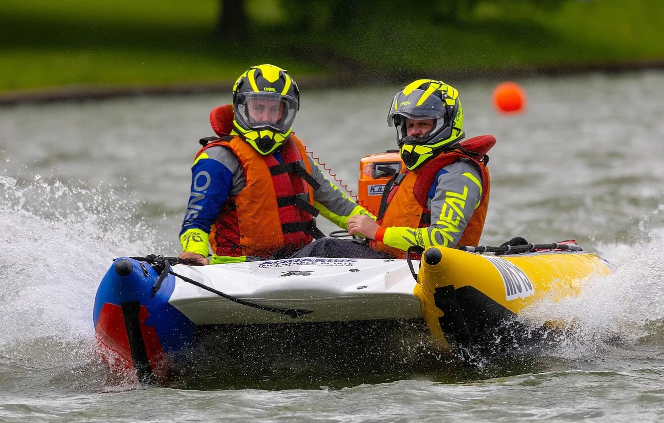 Photo wallpaper race, boat, speed