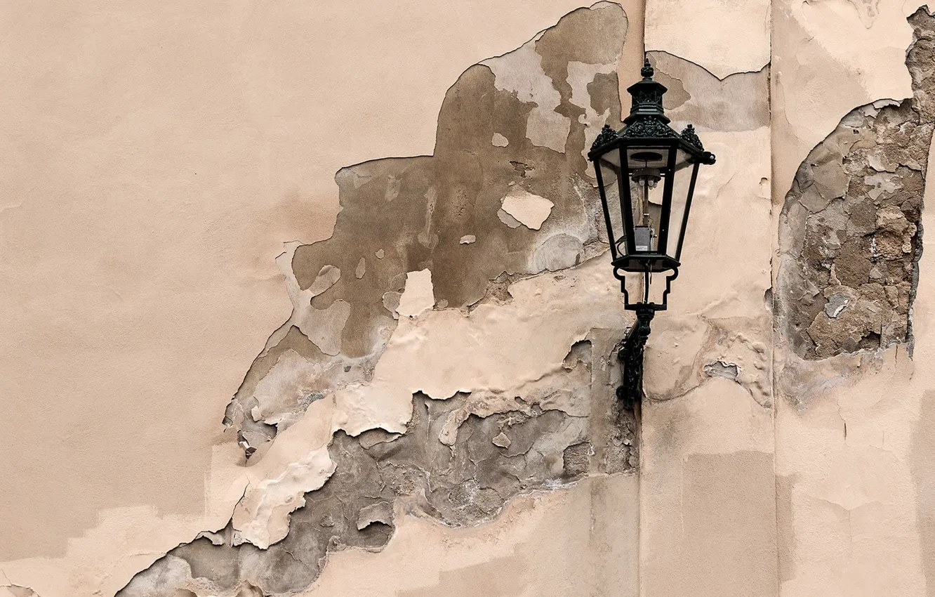 Photo wallpaper background, wall, lamp