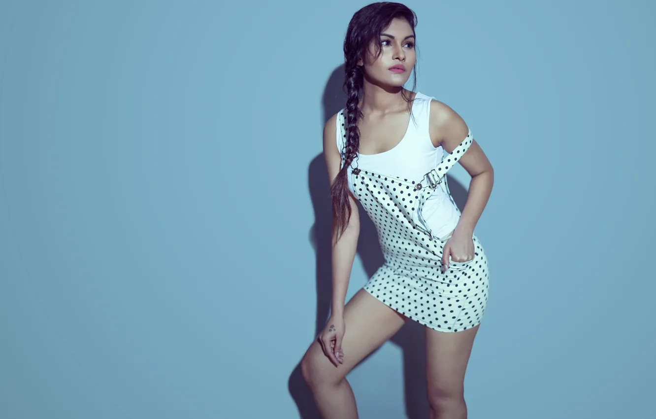 Photo wallpaper girl, hot, sexy, eyes, smile, beautiful, figure, model