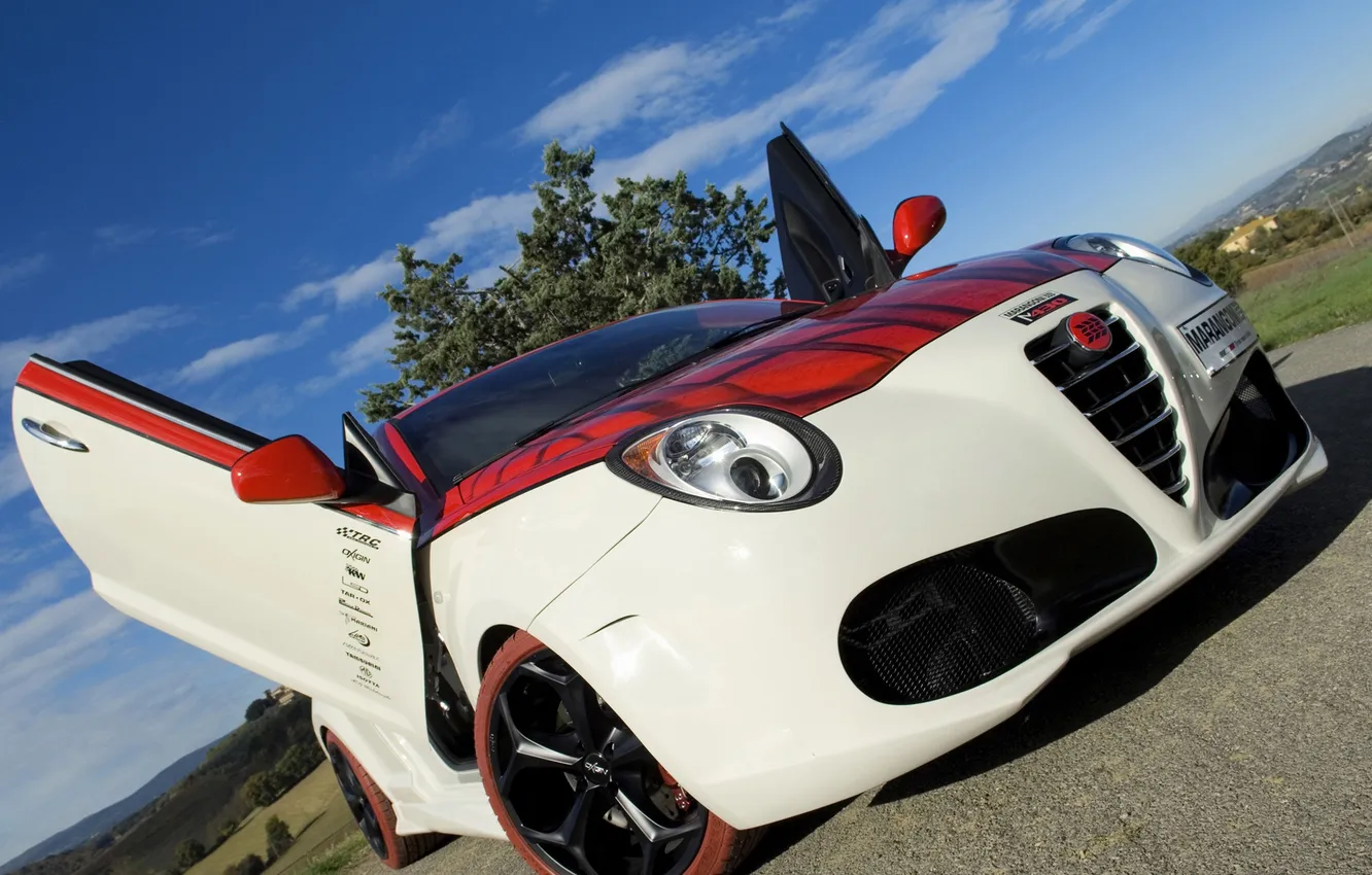 Photo wallpaper tuning, the door, Alfa Romeo, MiTo, view, Marangoni, M430