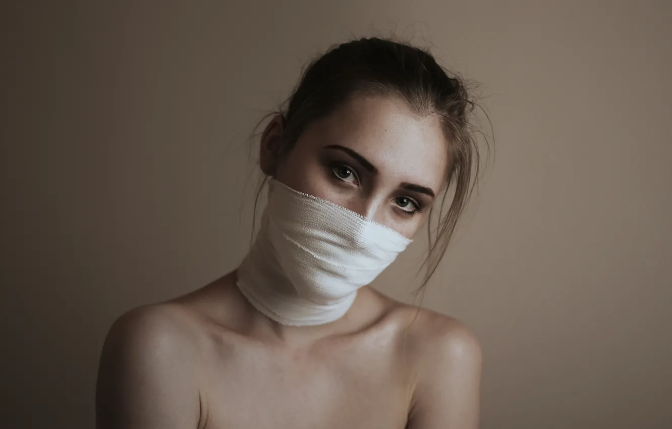 Photo wallpaper portrait, headband, the beauty, Vicki, Homesick