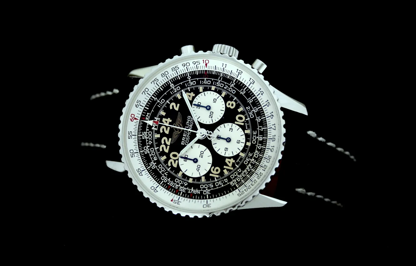 Photo wallpaper time, watch, clock, Breitling, Chronograph, dial, wristwatch