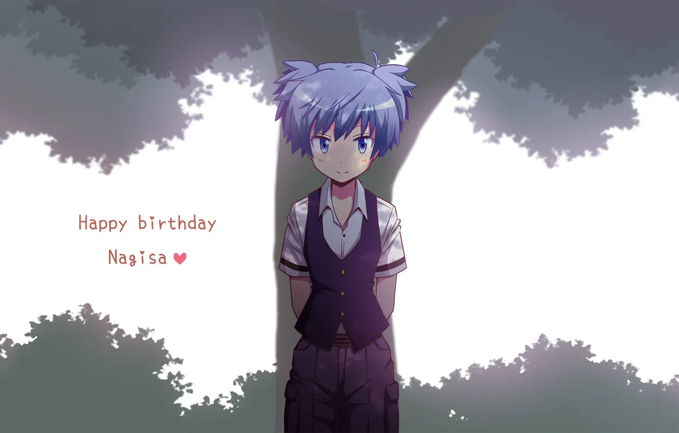 Photo wallpaper anime, art, The class assassins, Ansatsu Kyoushitsu, Nagisa