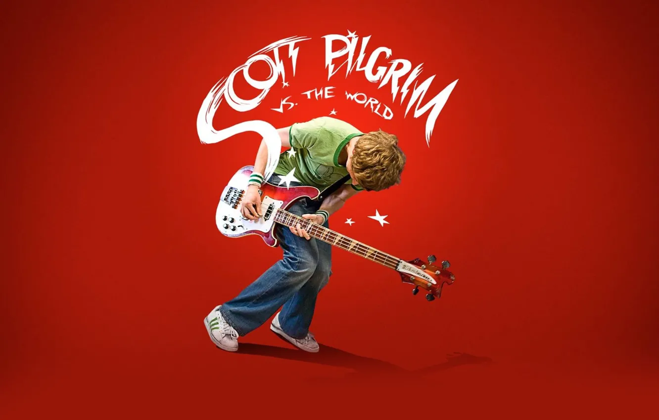 Photo wallpaper guitar, guy, Scott pilgrim