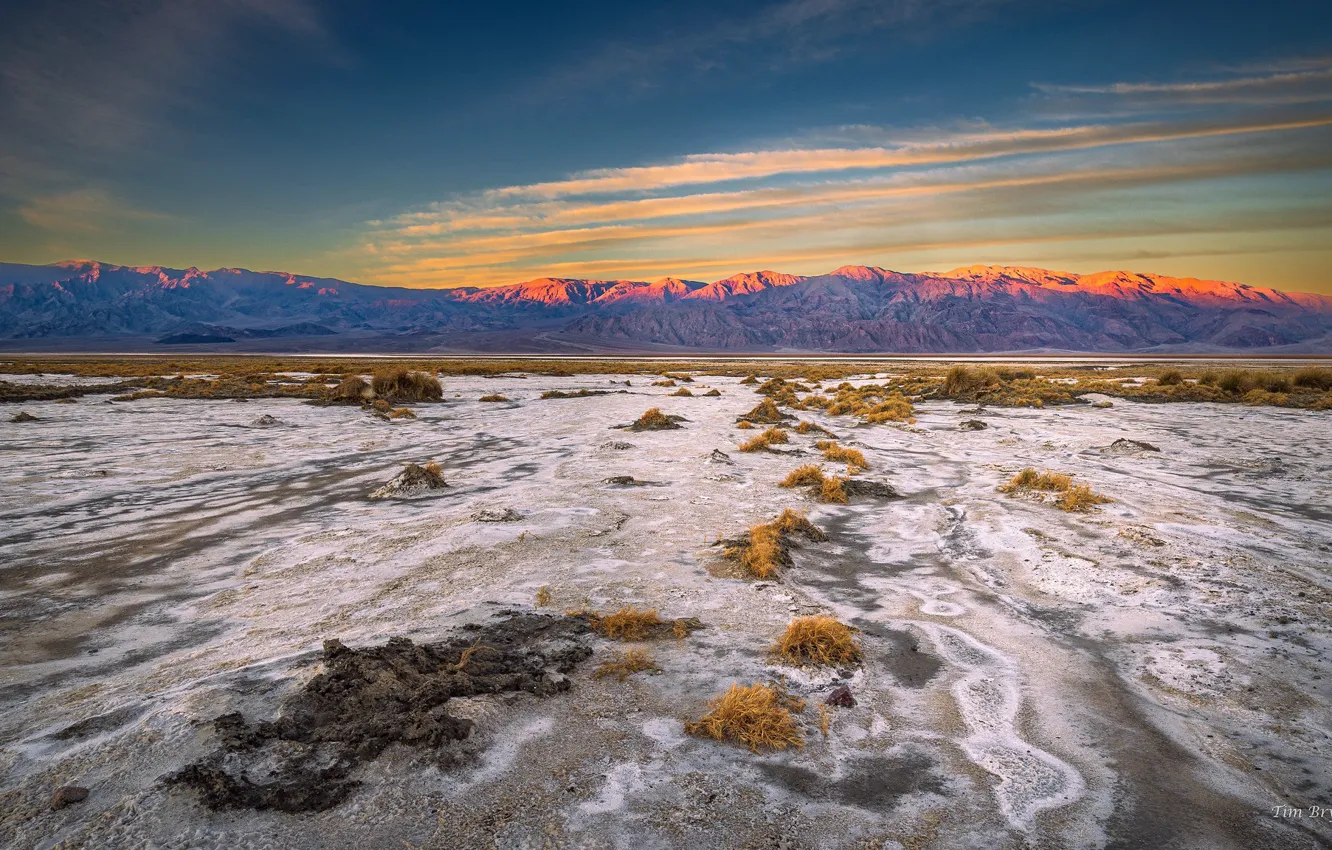 Photo wallpaper nature, morning, Death Valley