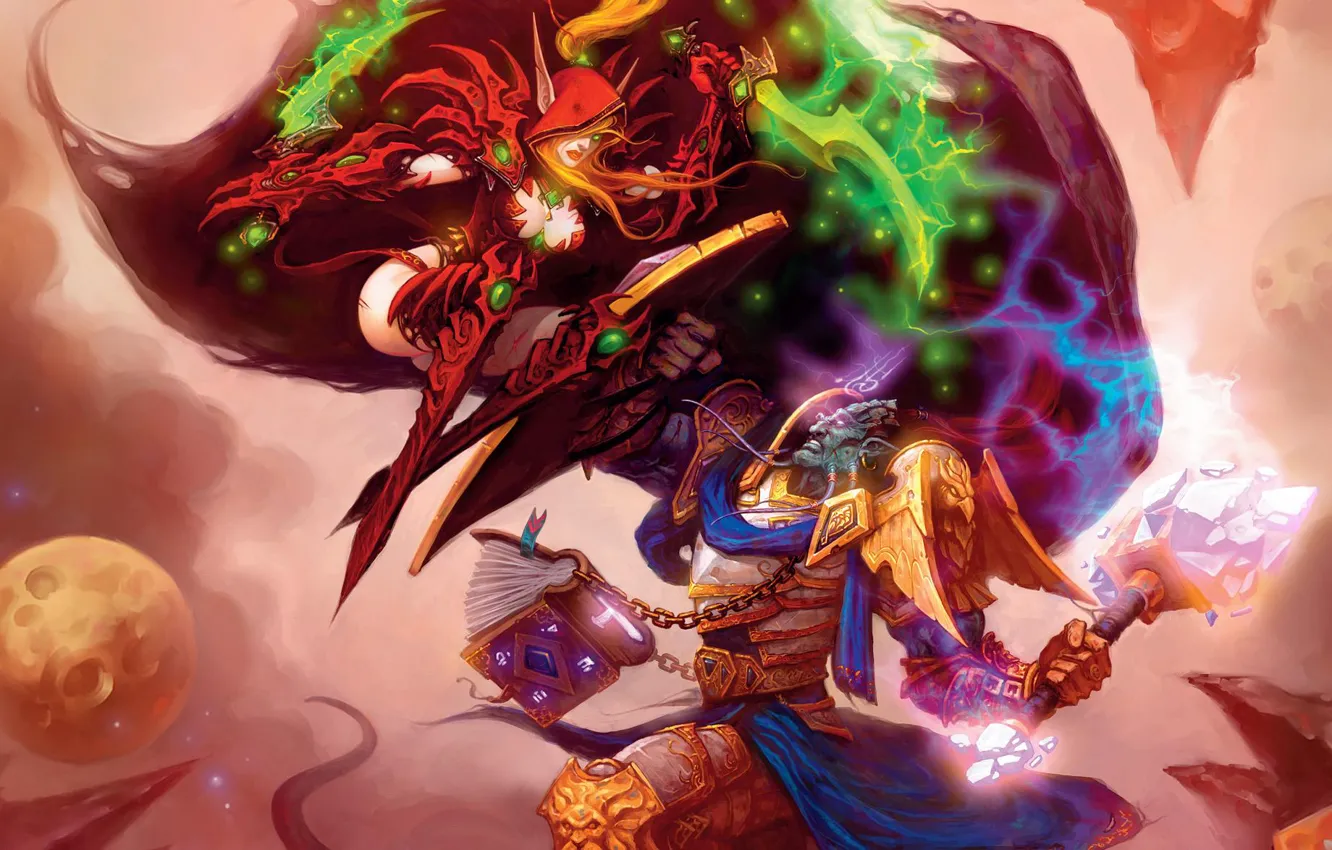 Photo wallpaper World of Warcraft, battle, The Burning Crusade