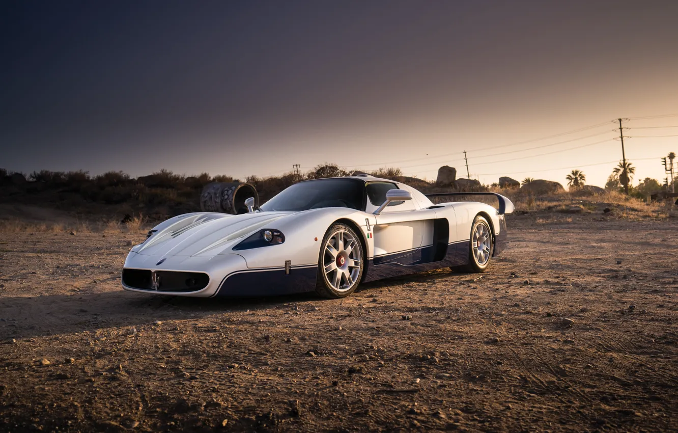 Photo wallpaper Maserati, supercar, legend, gorgeous, MC12, Maserati MC12