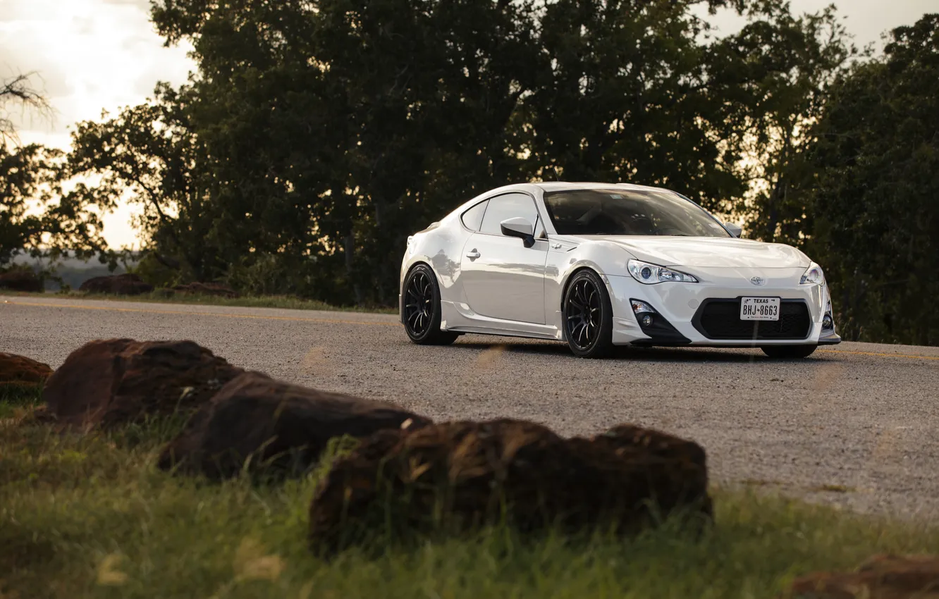 Photo wallpaper white, Subaru, white, Subaru, BRZ
