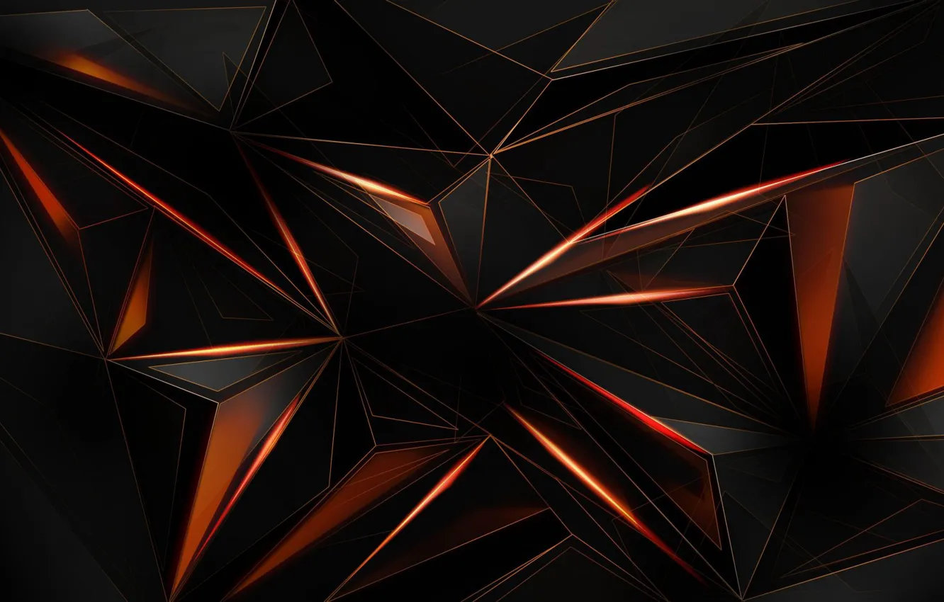 Photo wallpaper line, black, angle, geometry, black, lines, digital art, geometry