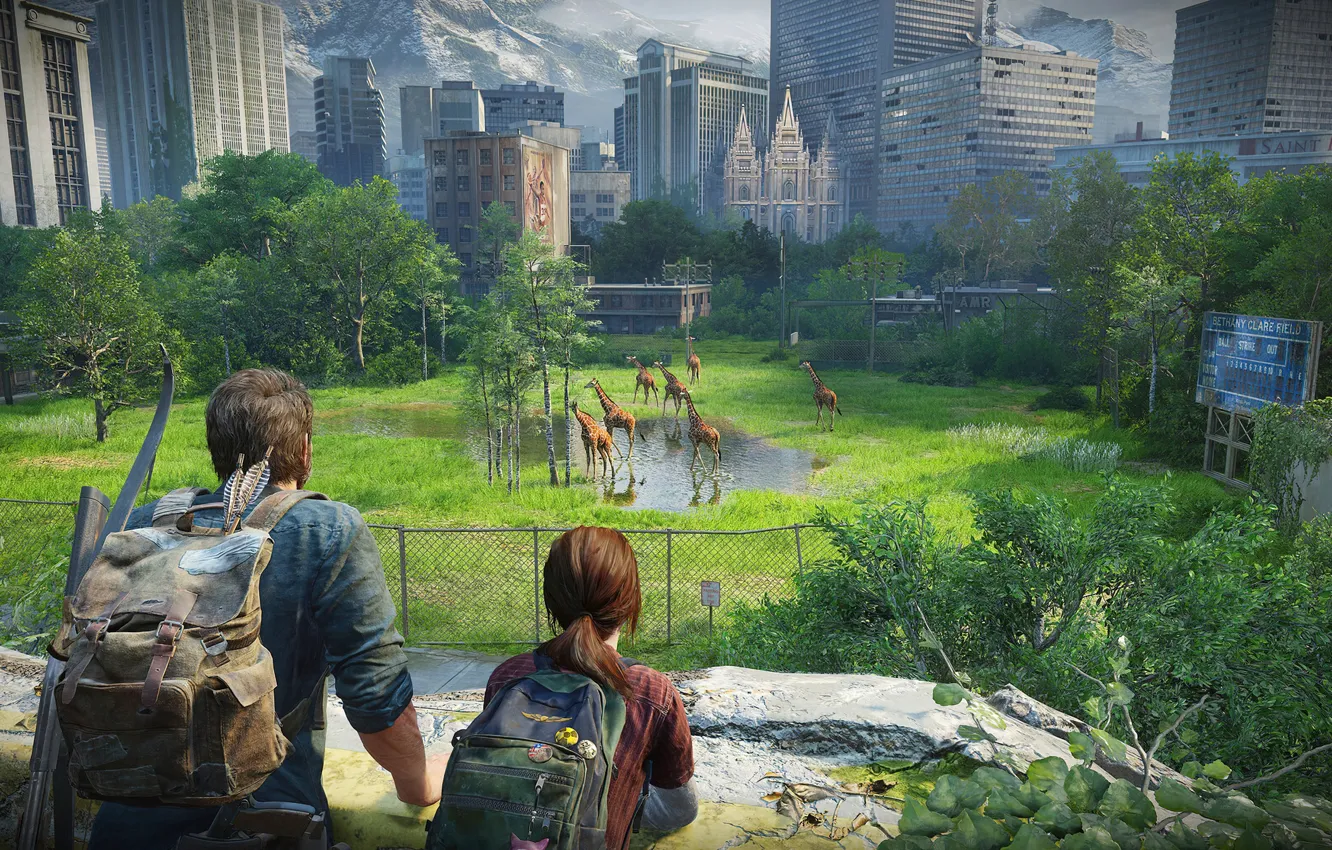 Photo wallpaper atmosphere, Naughty Dog, Game Art, character modeling, The Last of Us Part I, Art Blast, …